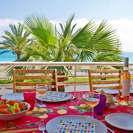 Sea Front Cedres Promenade Apartment Nizza